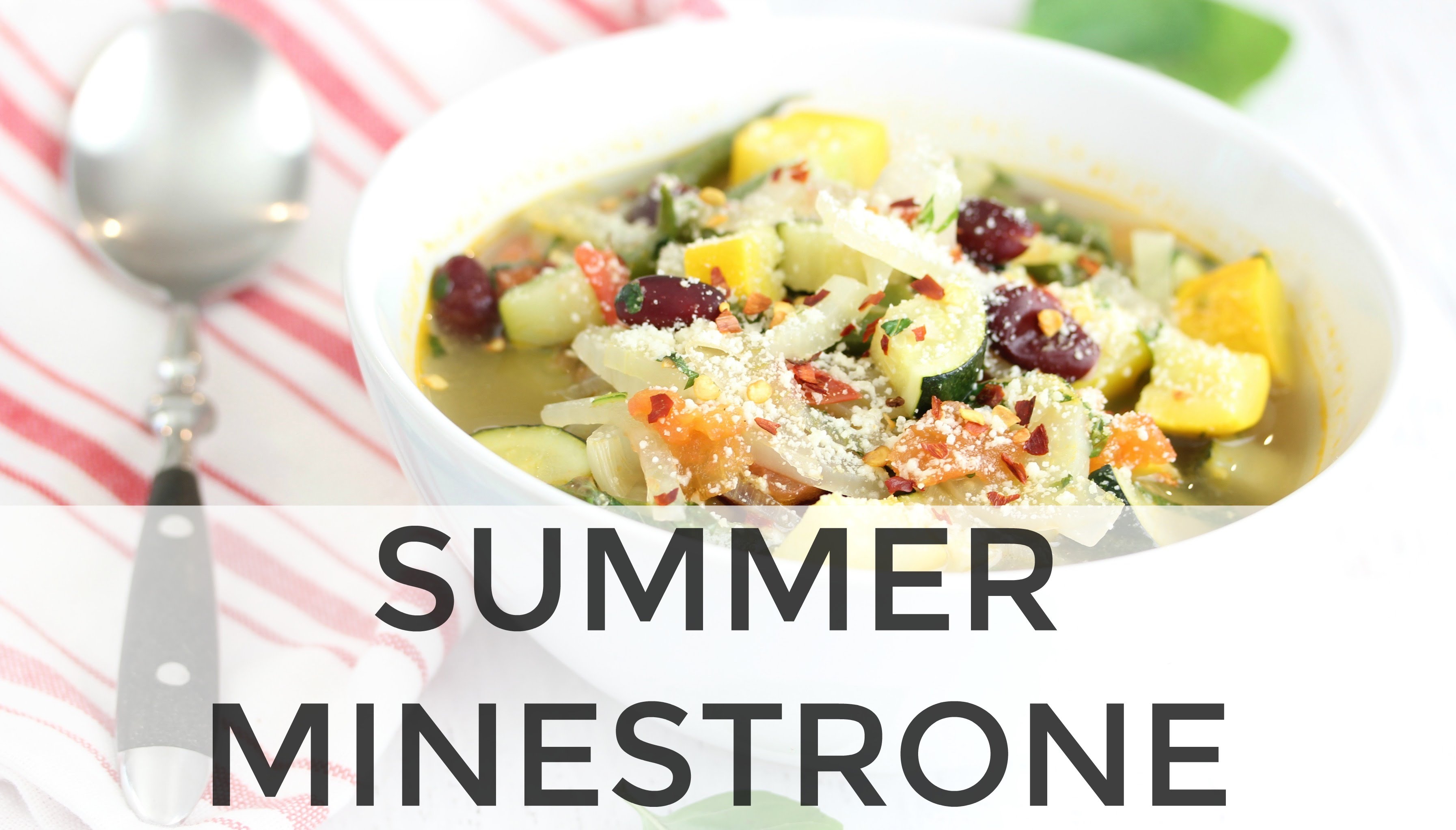 Summer Minestrone Soup Clean Delicious Video Easy Italian Recipes