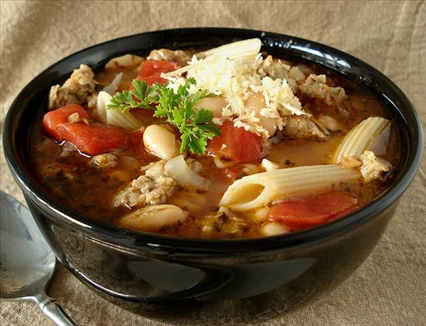 Italian Pasta and Bean Soup Recipe - Easy Italian Recipes